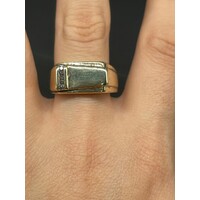 Mens 9ct Yellow Gold Ring (Pre-Owned)