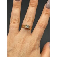 Ladies 18ct Yellow Gold Diamond Ring (Pre-Owned)