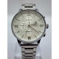 Roberto Carati Jarrod Multifunction Mens Silver Watch Stainless Steel Case