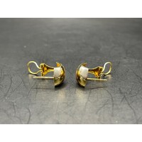 Ladies 9ct Yellow Gold Huggie Earrings