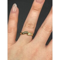 Ladies 18ct Yellow Gold Diamond Enhancer Ring