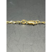 Unisex 9ct Yellow Gold Cable Chain Link Necklace