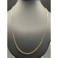 Men's 9ct Yellow Gold Curb Link Necklace