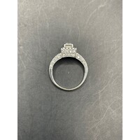 Ladies 18ct White Gold Diamond Engagement Ring