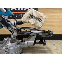 Makita 1430W 255mm Slide Compound Mitre Saw LS1017L Rubberised Soft Grip