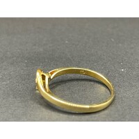 Ladies 18ct Yellow Gold Diamond Ring Set