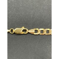 Men's 9ct Yellow Gold Curb Link Necklace