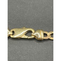 Unisex 9ct Yellow Gold Curb Link Necklace