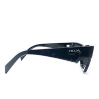 Prada SPR A06 50 21 16K-08Z Wide High Bridge Fit Black Grey Unisex Sunglasses