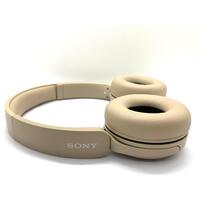 Sony WH-CH520 Cream Bluetooth Wireless On-Ear Headphones with Cable