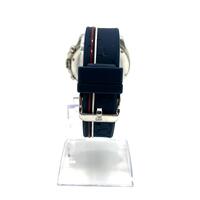 Tommy Hilfiger Tucker Multi-Function Stainless Steel Blue Silicone Mens Watch