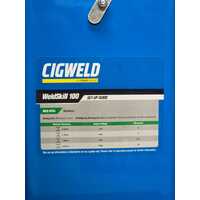 Cigweld W1004100 WeldSkill 100 MIG Welder with MIG Torch Work Lead and Strap