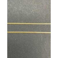 Ladies 9ct Yellow Gold Snake Link Necklace