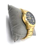 Guess W0668G8 Atlas Gold Stainless Steel Chronograph Black Dial Mens Watch