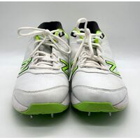 New Balance Revlite CK4030 Cricket Spikes Shoes White and Green Mens 11.5 US