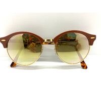 Ray-Ban RB4246 1220/70 51 19 Ladies Sunglasses Clubround Classic in Gloss Brown