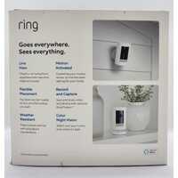 Ring Stick Up Cam Battery Powered Security Camera White