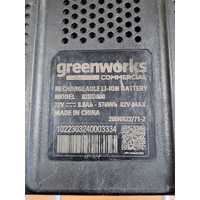 Greenworks Commercial 82V Brushless Axial Blower Skin 82BH22 with 8.0Ah Battery