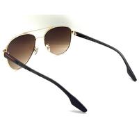 Prada Linea Rossa Gold Gradient Brown Unisex Sunglasses 4021 57 15 140