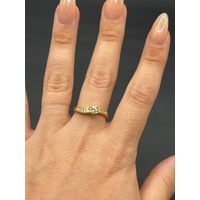 Ladies 18ct Yellow Gold Diamond Ring