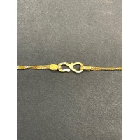 Ladies 22ct Yellow Gold Snake Link Necklace