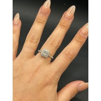 Ladies 18ct White Gold Diamond Engagement Ring