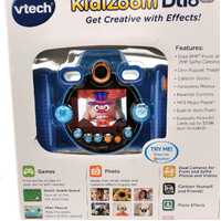 Vtech KidiZoom Duo FX Digital Zoom Camera Blue with Games for Kids