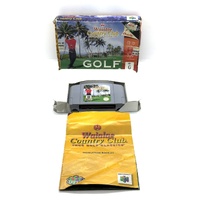 Waialae Country Club True Golf Classics Nintendo 64 Video Game Cartridge