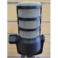 Rode PodMic FG0184690 Dynamic Podcasting Microphone Black with Stand XLR Cable