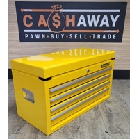 Stanley 27 Inch 4 Drawer Top Chest Yellow Finish No Key