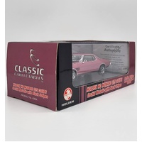 Carlectables Holden HQ Monaro GTS Coupe Orchid Metallic Black Stripes 1:43