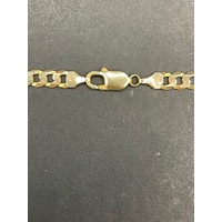 Men's 9ct Yellow Gold Curb Link Necklace