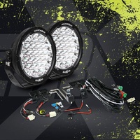 HardKorr BZR 215 9 Inch LED Driving Lights with Wiring Harness and Cables