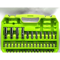 Taipan 94 Piece Socket Set with 1/4 and 1/2 Inch Drive in Blow Mold Case