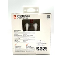 Liquid Ears True Wireless Stem Style Earphones White