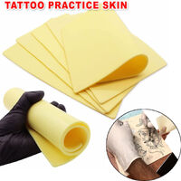 5 x Tattoo Practice Skins - Double Sided Blank 19cm x 14.5cm Makeup AUS Seller 