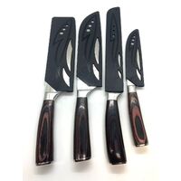 8 Piece Premium Style Ergonomic Handle Design Laser Engraved Knife Set