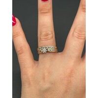 Ladies 9ct Yellow Gold Ring Set (Pre-Owned)