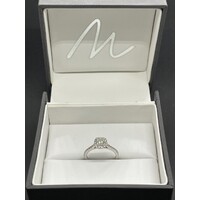 Ladies 18ct White Gold Diamond Engagement Ring