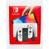 Nintendo Switch OLED Model 7 Inch 64GB White Handheld Gaming Console with Dock