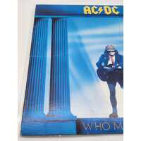 AC/DC 81650-1-E Who Made Who 1986 US Release Vinyl Record Atlantic Records