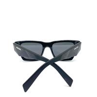 Prada SPR A06 50 21 16K-08Z Wide High Bridge Fit Black Grey Unisex Sunglasses