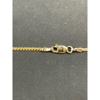 Ladies 9ct Yellow Gold Snake Link Necklace