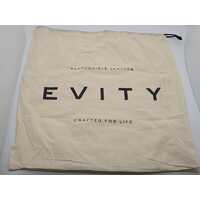 Evity Mila Leather Tote Bag Handbag Tan 3217370 with Dust Bag