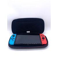 Nintendo Switch OLED Neon Blue/Neon Red Joy-Con with Dock Case Game Accessories