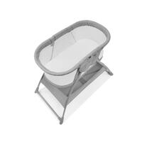 Anko Bassinet Light Grey with Canopy for 0-6 Months Old