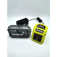 Ryobi Drill Impact Driver with 18V 2.0Ah Battery and Charger Set