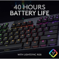 Logitech G915 TKL Tenkeyless LIGHTSPEED Wireless RGB Mechanical Gaming Keyboard