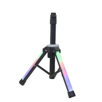 Laser Portable Party Speaker with LED Stand and Karaoke Microphone