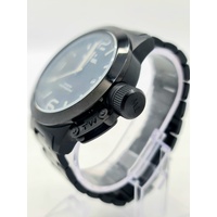 TW Steel CB212 Stainless Steel 10 ATM WR Unisex Quartz Black Watch